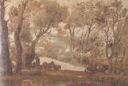 Claude Lorrain Pastoral Landscape (mk17) china oil painting reproduction